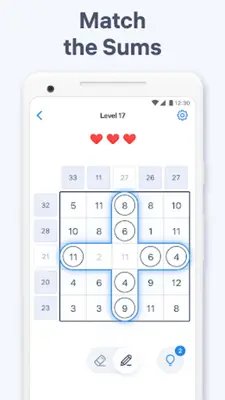 Number Sums - Numbers Game android App screenshot 11